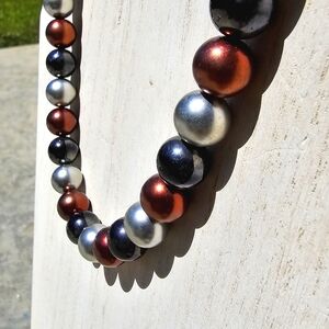 Elegant Multicolor Choker Beaded Necklace